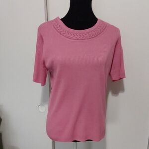 Pink Women's Knit Top